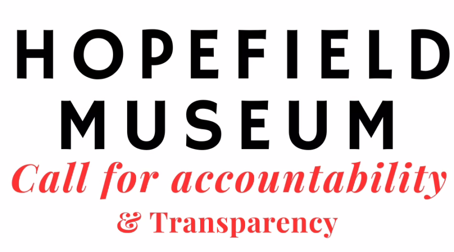 Concerns Surrounding Hopefield Museum and Saldanha Bay Municipality