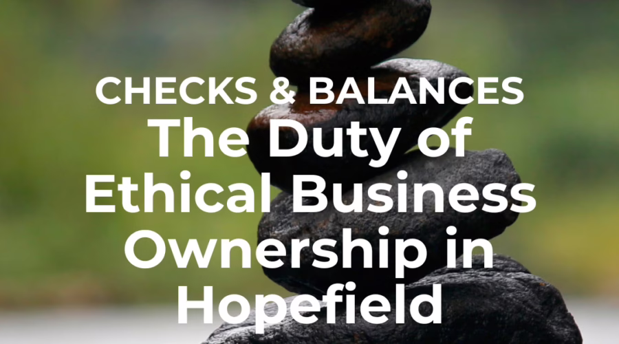 CHECKS AND BALANCES