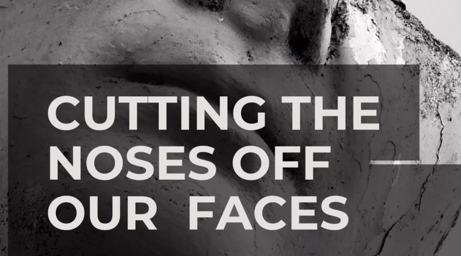 CUTTING THE NOSES OFF OUR FACES