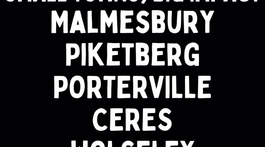 Small Towns, Big Impact: Examples of Community-Led Development in the Western Cape