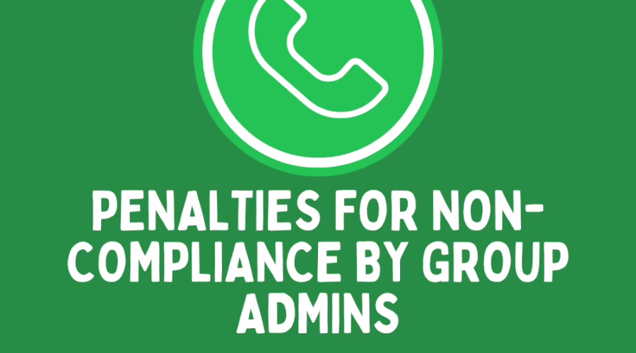 Penalties for non-compliance by WhatsApp Group Admins in South Africa